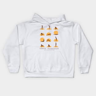 SURYA NAMARKAR - Sun Salutation Kids Hoodie